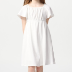 UNIQLO GIRLS Flare Sleeve Dress (Short Sleeve)