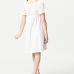 UNIQLO GIRLS Flare Sleeve Dress (Short Sleeve)