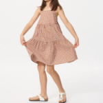 UNIQLO GIRLS Check Camisole Dress