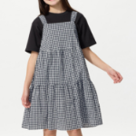 UNIQLO GIRLS Check Camisole Dress