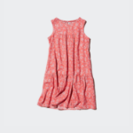 UNIQLO GIRLS Printed Tiered Dress