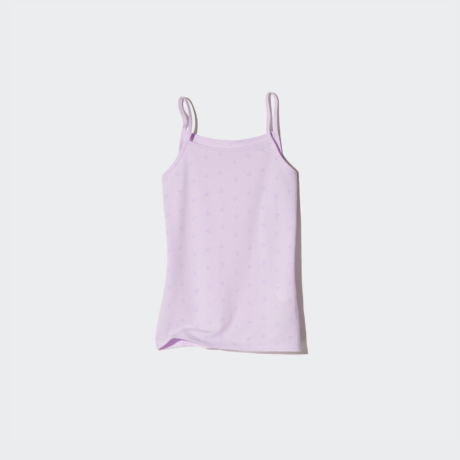 UNIQLO GIRLS AIRism Cotton Blend Camisole (Printed)