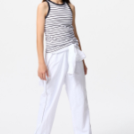 UNIQLO GIRLS Ribbed Bra Top (Striped)