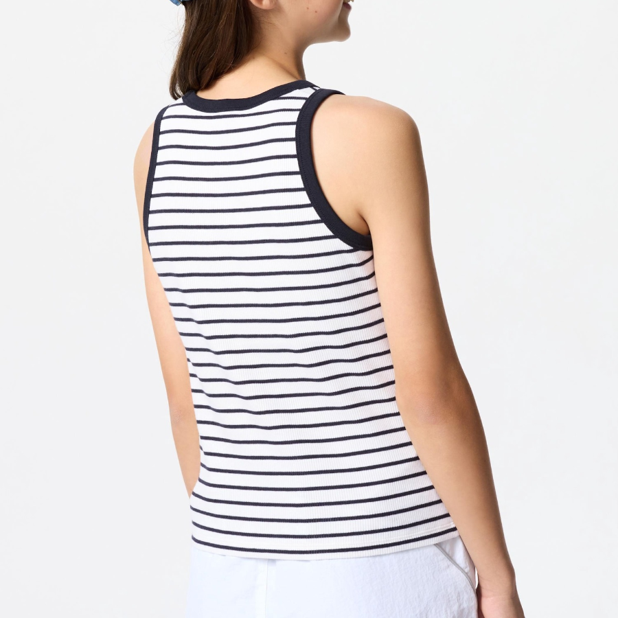 UNIQLO GIRLS Ribbed Bra Top (Striped)