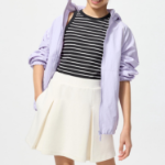 UNIQLO GIRLS Ribbed Bra Top (Striped)