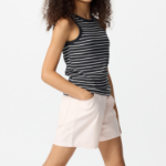 UNIQLO GIRLS Ribbed Bra Top (Striped)