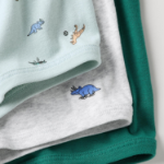 UNIQLO BOYS Boxer Briefs 3-Pack (Dinosaur Print)(Набор из трех цветов)