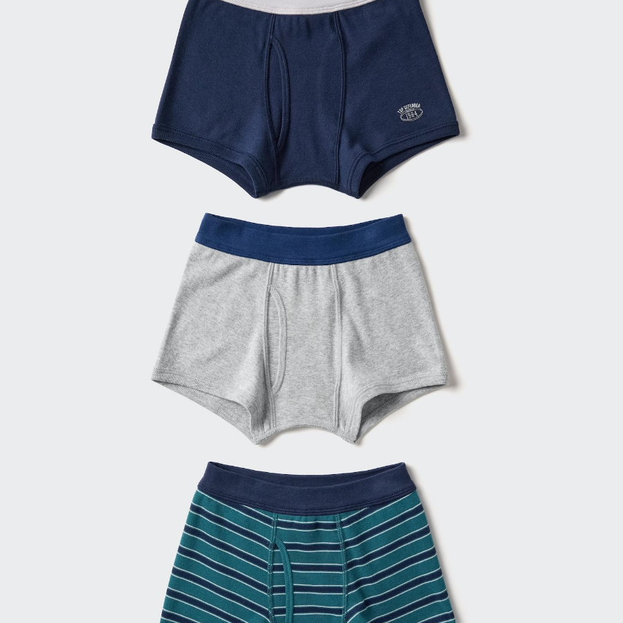 UNIQLO BOYS Boxer Briefs 3-Pack(Набор из трех цветов)