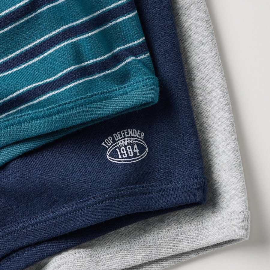 UNIQLO BOYS Boxer Briefs 3-Pack(Набор из трех цветов)