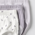 UNIQLO GIRLS Stretch Cotton Shorts (3P·Regular) – Cherry Print(Набор из трех цветов)