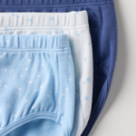 UNIQLO GIRLS Stretch Cotton Shorts (3P·Regular) – Star Print(Набор из трех цветов)