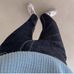 Женские облегающие джинсы из плотного денима с эластичным поясом