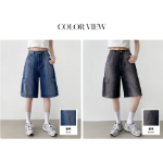 S-BLUE-Короткая-Джинсы