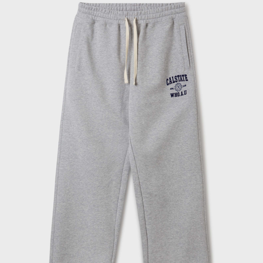 WHO.A.U — брюки Campus Emblem Wide Pants