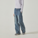 WHO.A.U — джинсы Denim Cargo Pants (F)