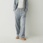 WHO.A.U — утеплённые брюки Fur Bonding Wide Pants