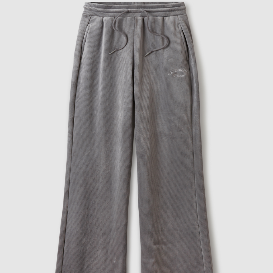 WHO.A.U — утеплённые брюки Fur Bonding Wide Pants