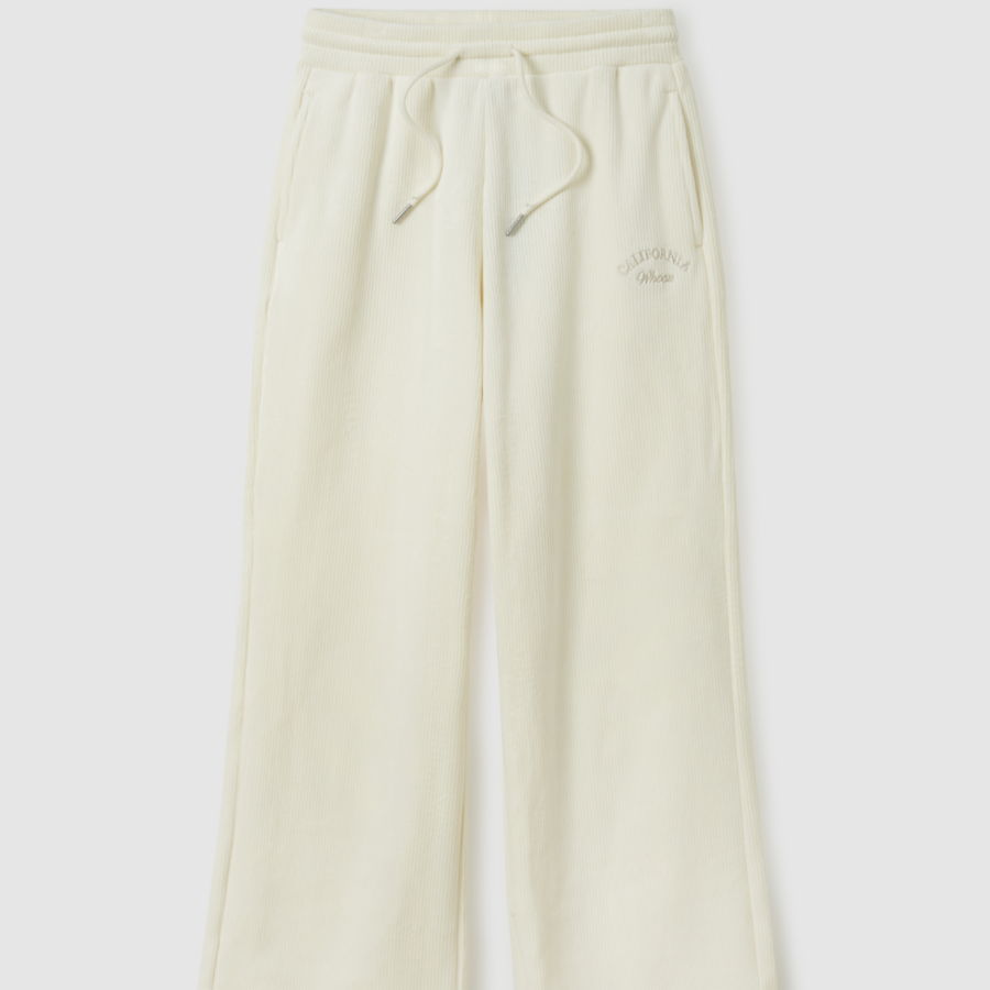 WHO.A.U — утеплённые брюки Fur Bonding Wide Pants