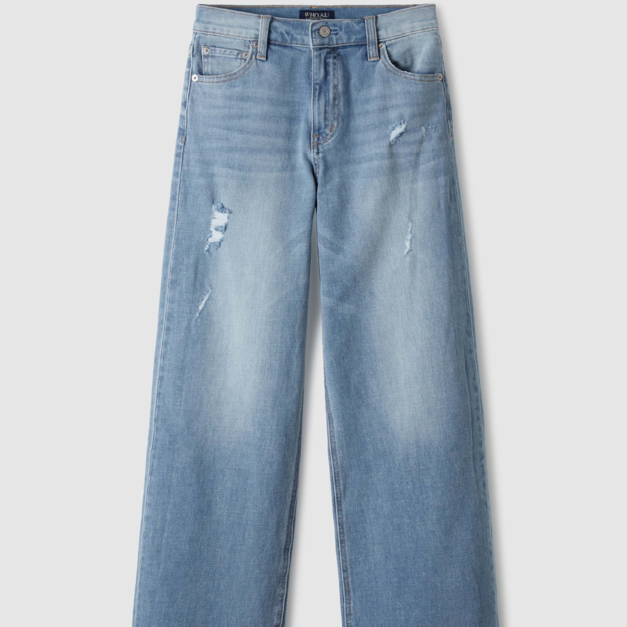 WHO.A.U — джинсы High Rise Boots Cut Denim (F)