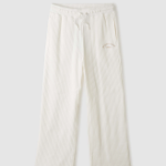 WHO.A.U — широкие трикотажные брюки Ribbed Wide Pants