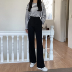 Wanjeon Santtukhae Daily High-Waist Wide Slacks
