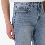 Common Brush Straight Denim Pants (Light Indigo)