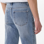 Common Brush Straight Denim Pants (Light Indigo)