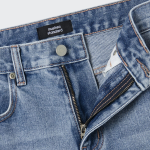 Common Brush Straight Denim Pants (Light Indigo)