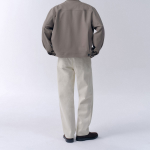 Regular Fit Denim Pants (Cream)