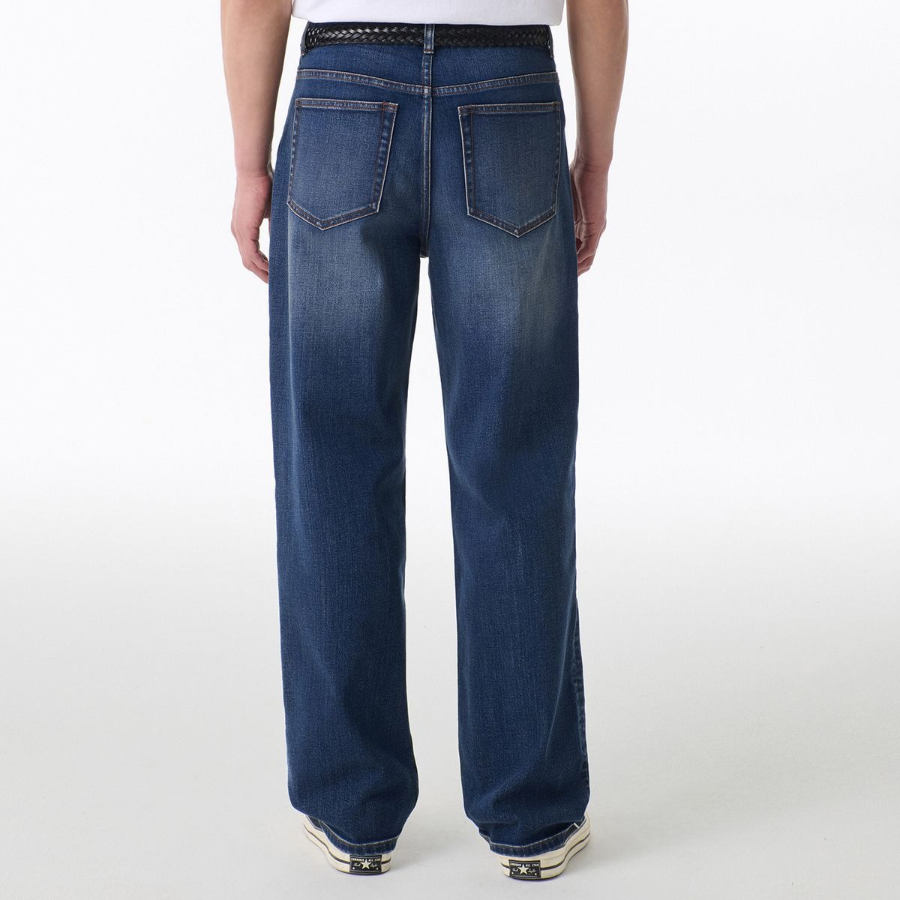 Cooltandard Regular Fit Denim Pants (Medium Indigo)