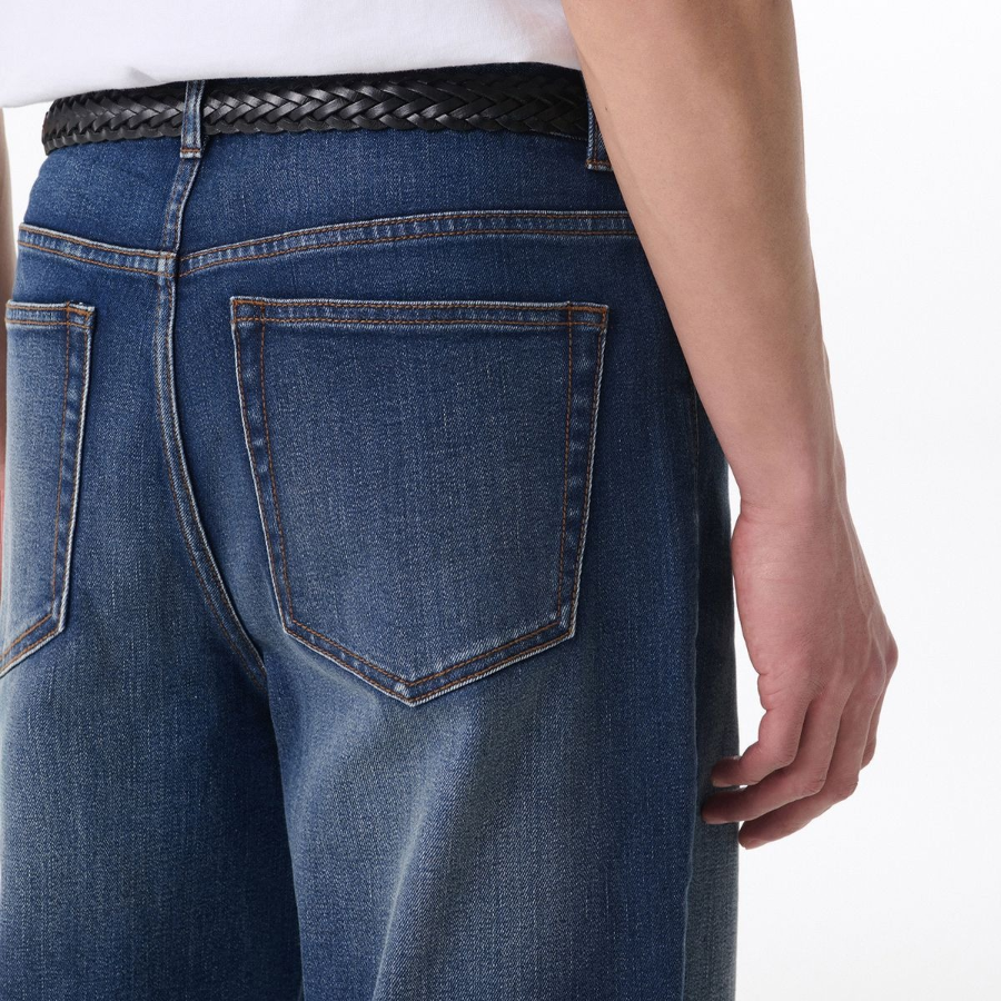 Cooltandard Regular Fit Denim Pants (Medium Indigo)