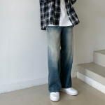 S-MEDIUM BLUE-Джинсы