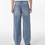 Common Brush Wide Denim Pants (Light Indigo)