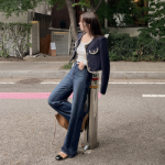 Женские широкие джинсы прямого кроя Nehmen