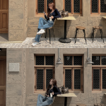 Женские широкие джинсы прямого кроя Nehmen