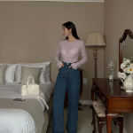 S-MEDIUM BLUE-Короткая-Джинсы