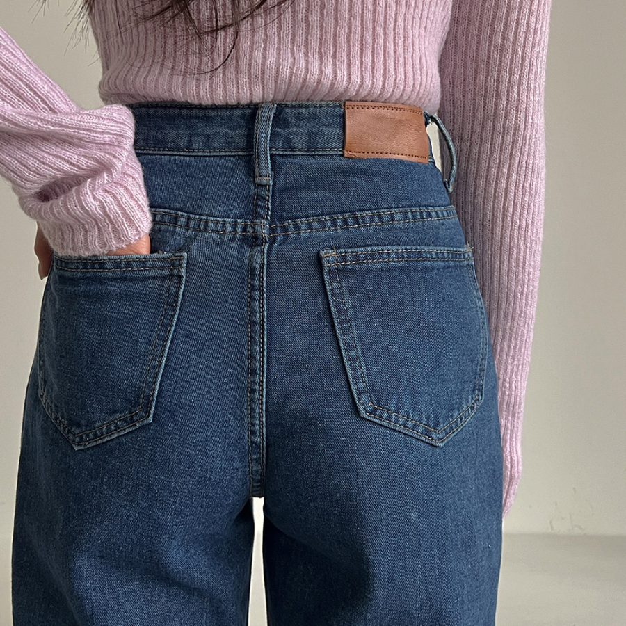 Женские широкие джинсы Rovan с расслабленным силуэтом и чистым дизайном