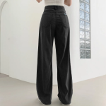 Женские летние длинные wide-fit джинсы с охлаждающим эффектом, эластичной тканью и скрытой резинкой