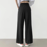 Andancho Clip Summer Linen Resort Long Wide Slacks Pants