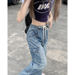 Женские карго-джинсы Purin с накладными карманами