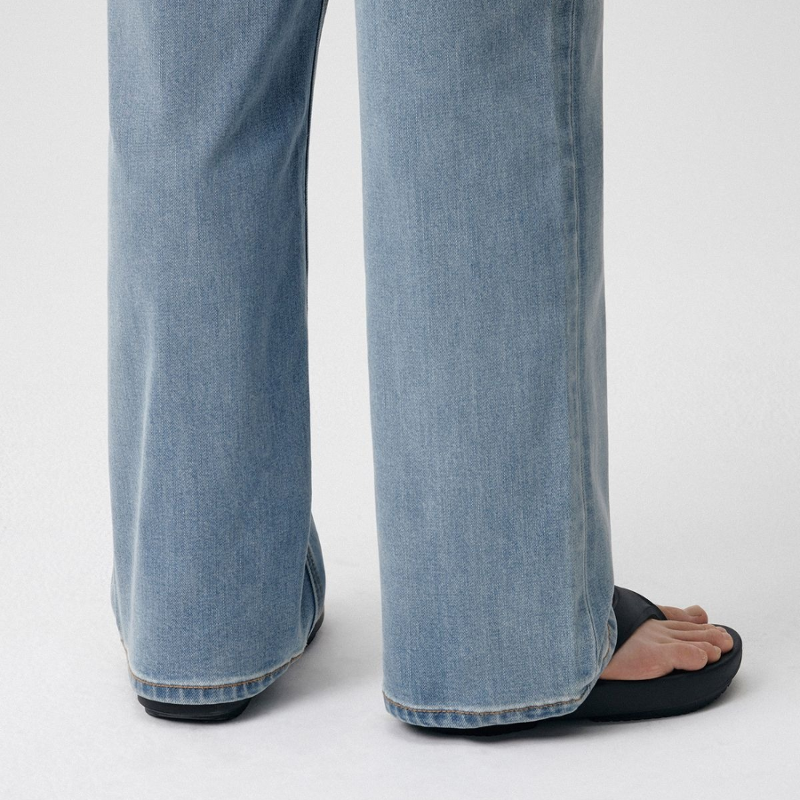 Cooltandard Wide Denim Pants (Sky Blue)