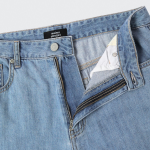 Lightweight Big Wide Denim Pants (Light Indigo)