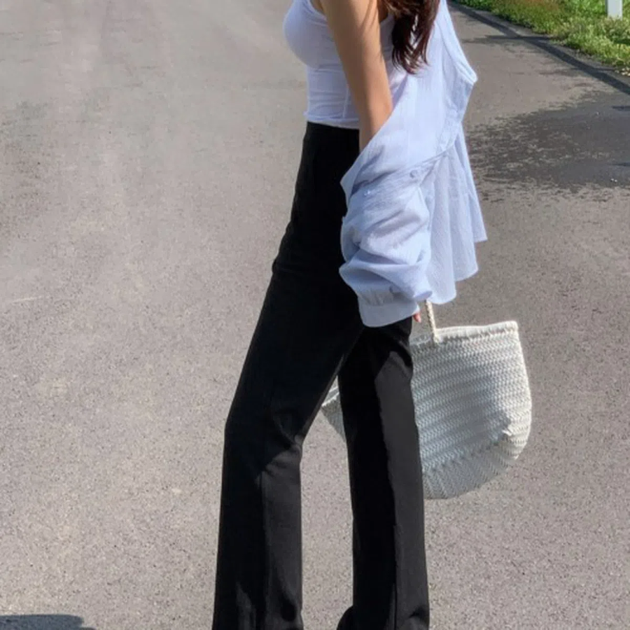 Cherry Blossom Semi Bootcut Slacks