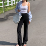 Cherry Blossom Semi Bootcut Slacks