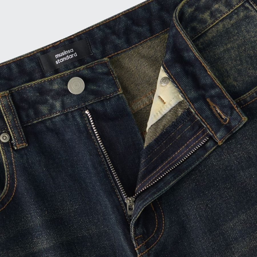 Flare Denim Pants [Dark Blue]