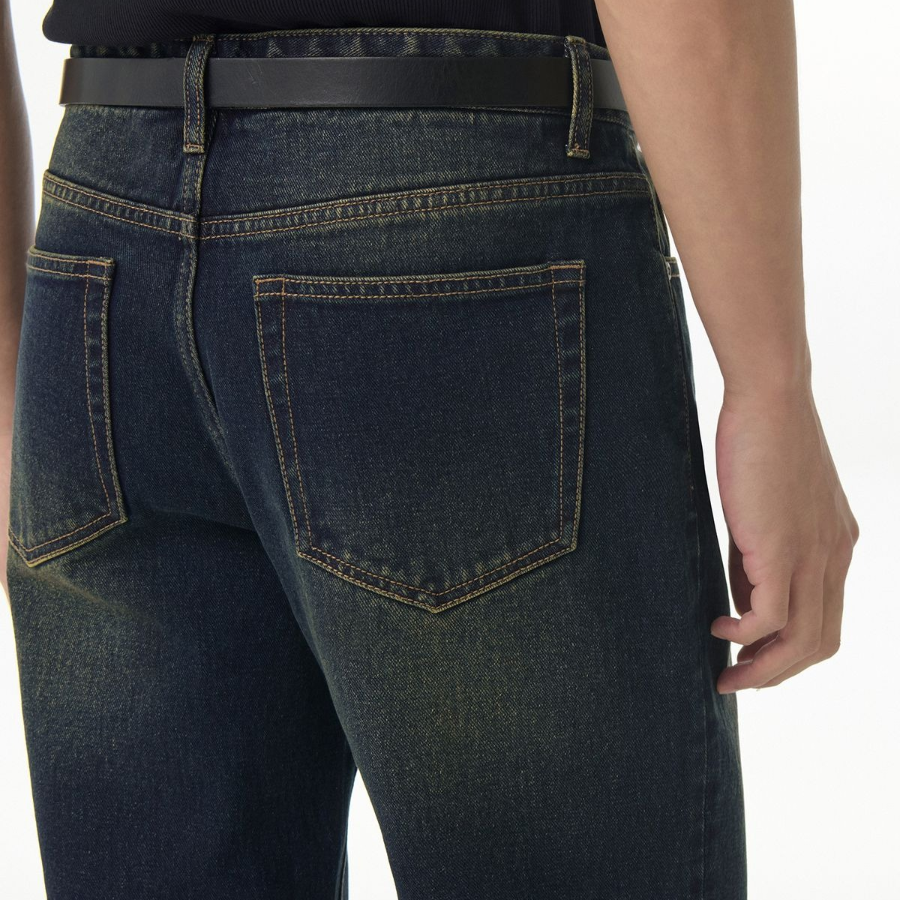 Flare Denim Pants [Dark Blue]