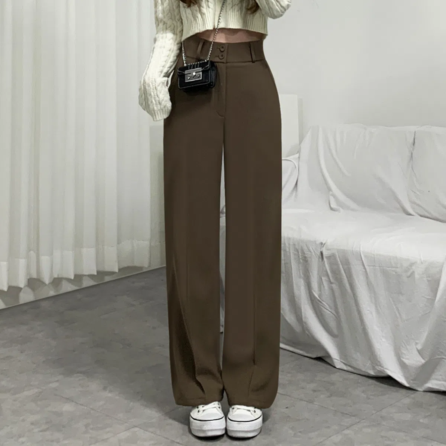 Real High-Fit Two-Button Slacks
