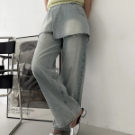 Женские джинсы Trove с эффектом юбки-обёртки (wrap skirt)