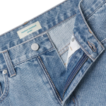 Recycled Straight Denim Pants [Light Indigo]