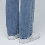 Recycled Straight Denim Pants [Light Indigo]